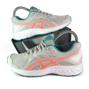 Asics Jolt 2 Sneakers "Glacier Grey / Sunrise / Aqua" 1012A151 Women's 6.5